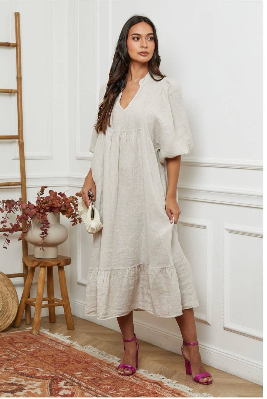 Vestido de lino