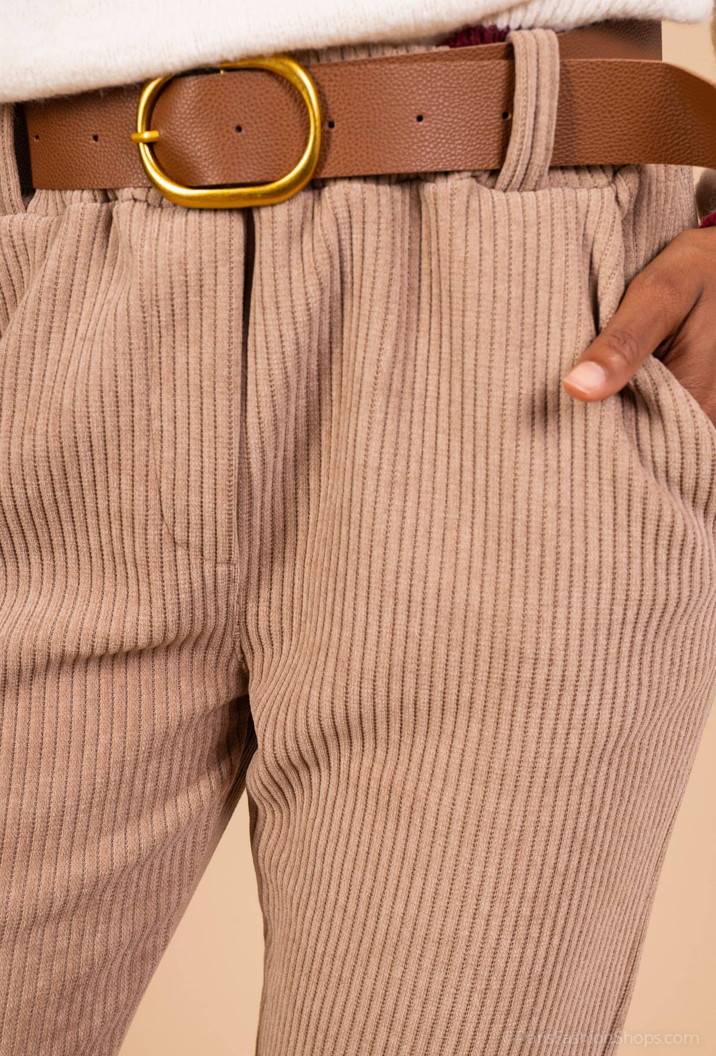 Pantalón de pana acanalada