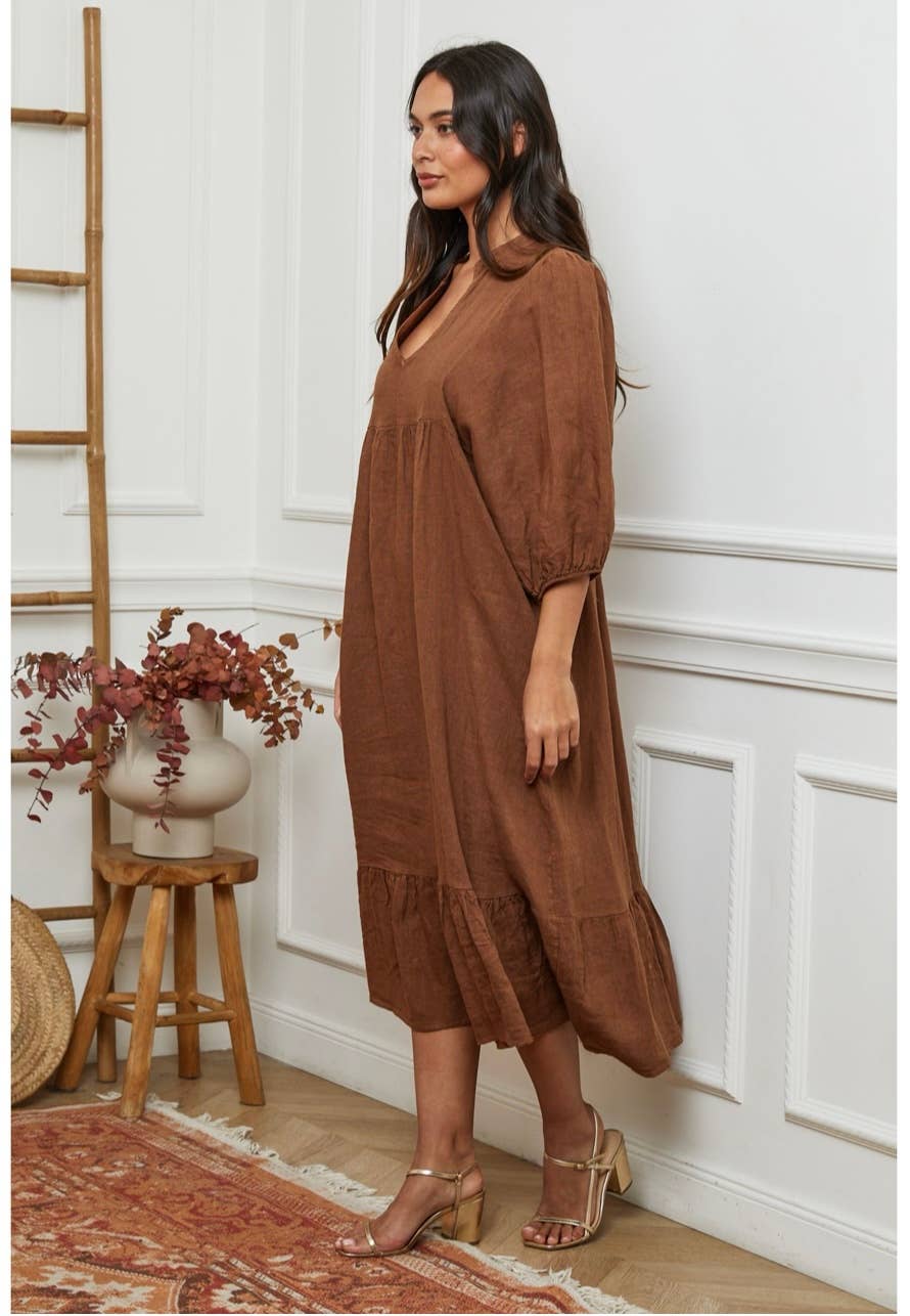 Vestido de lino