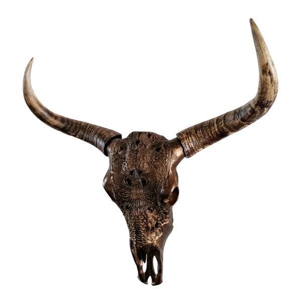 Decoración de pared cabeza de toro