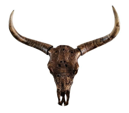 Decoración de pared cabeza de toro
