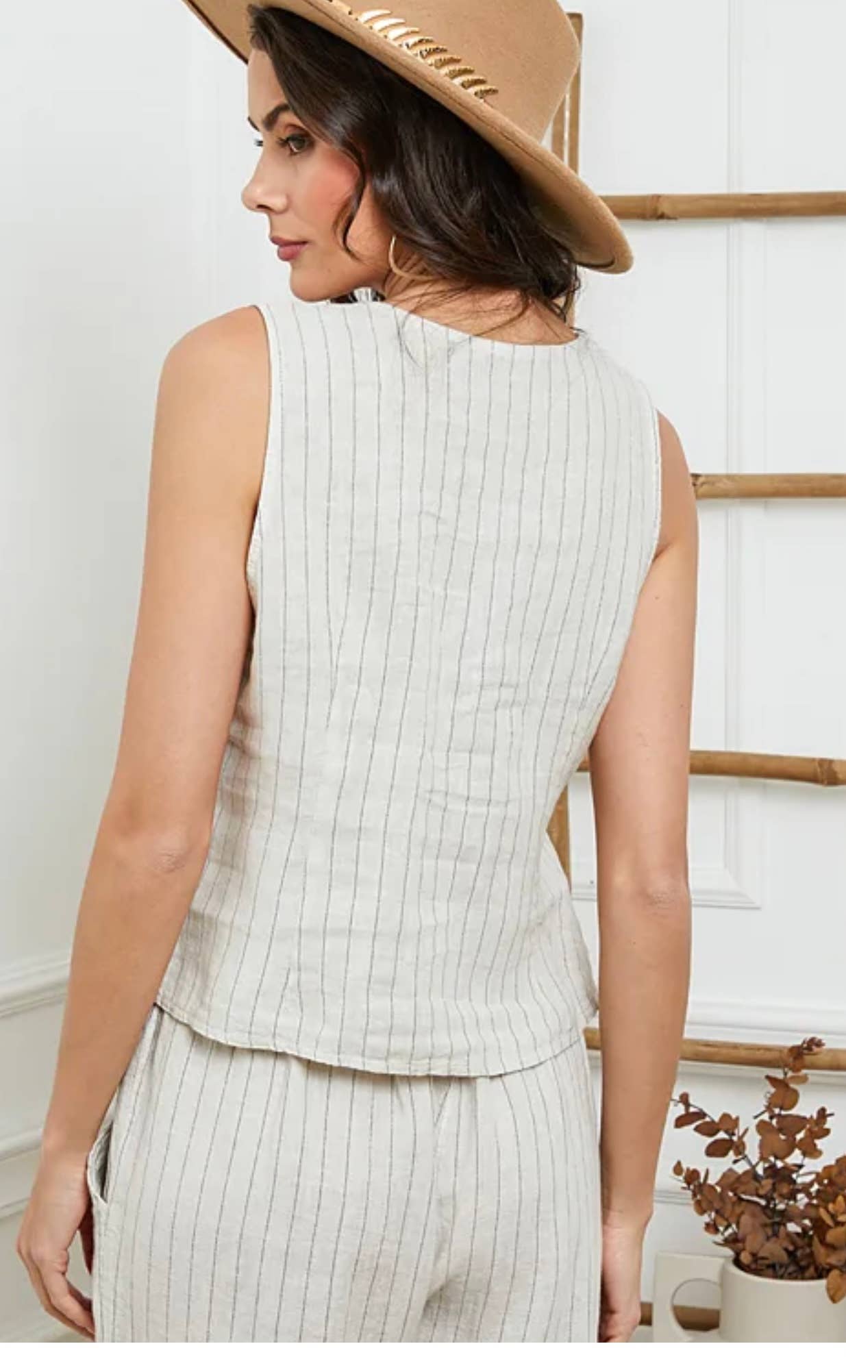 Blusa lino L/XL