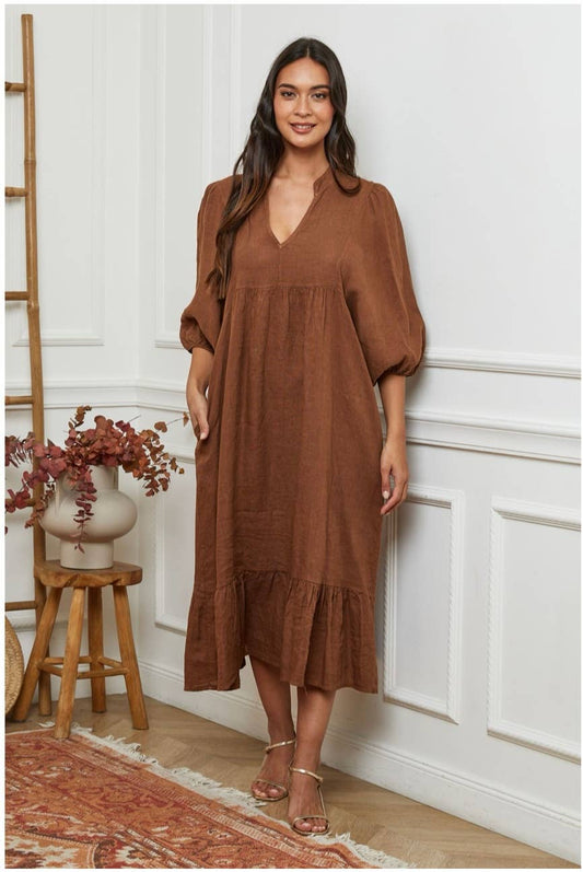 Vestido de lino