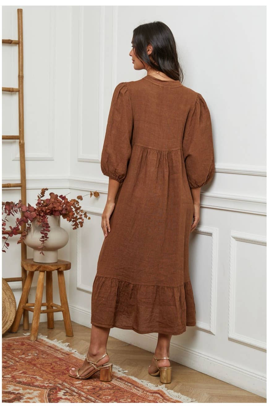 Vestido de lino