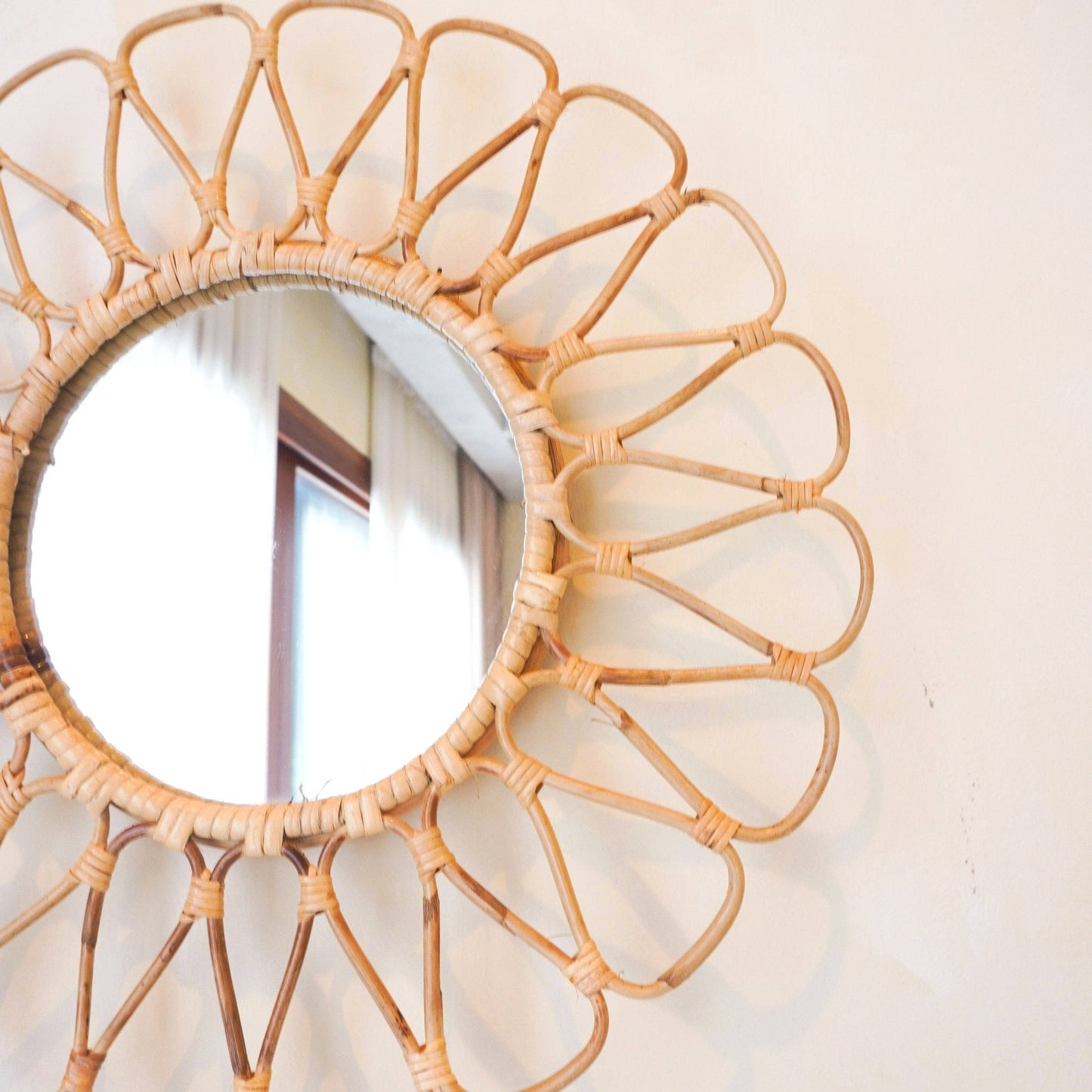 Espejo rotan boho