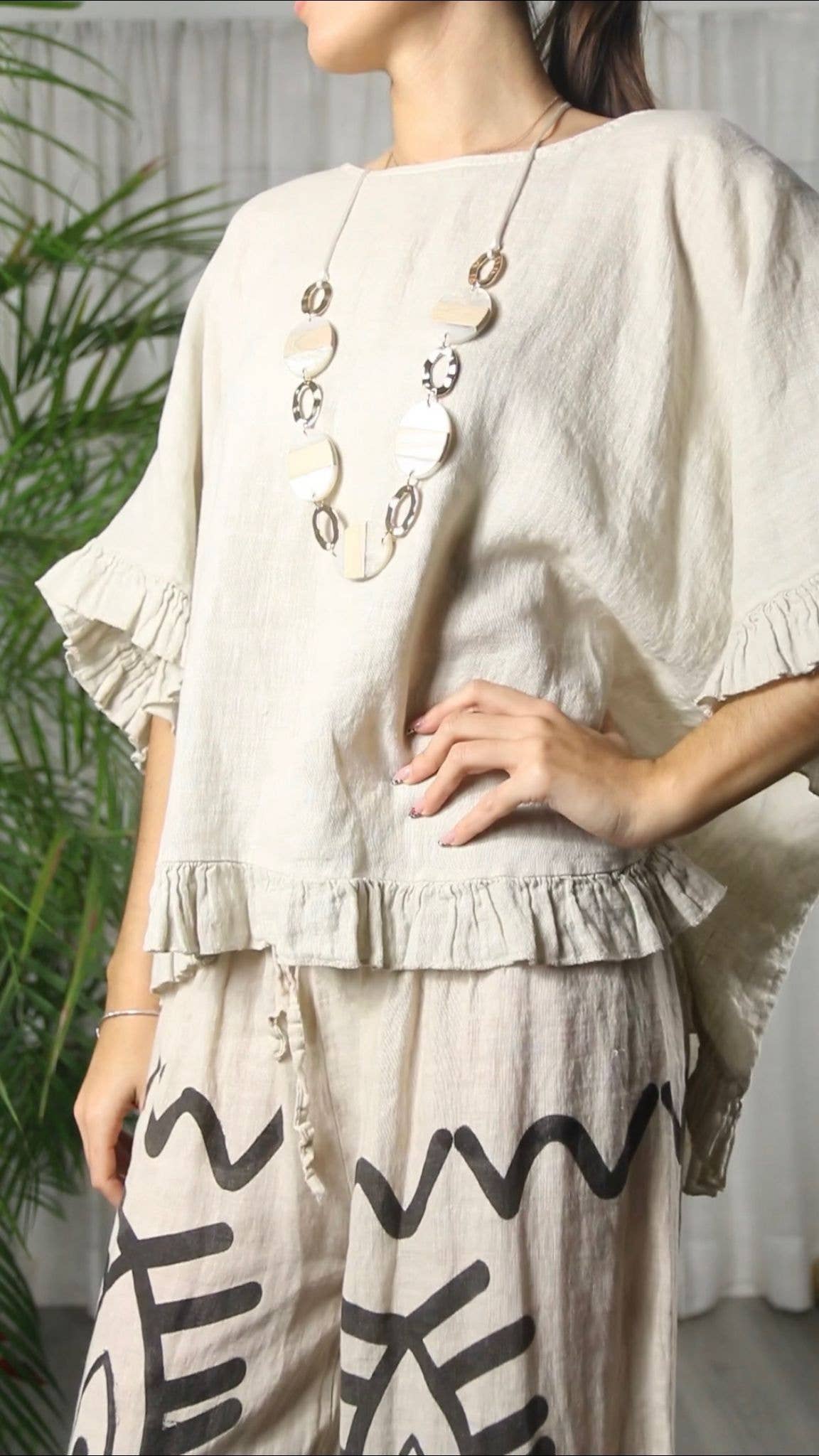 Blusa lino