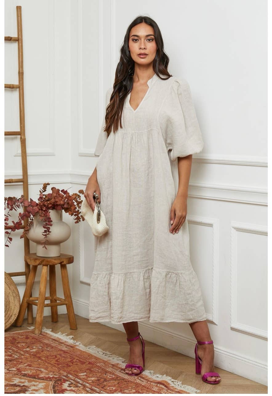 Vestido de lino