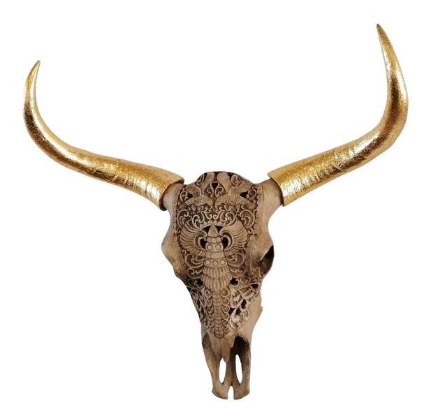 Decoración de pared cabeza de toro