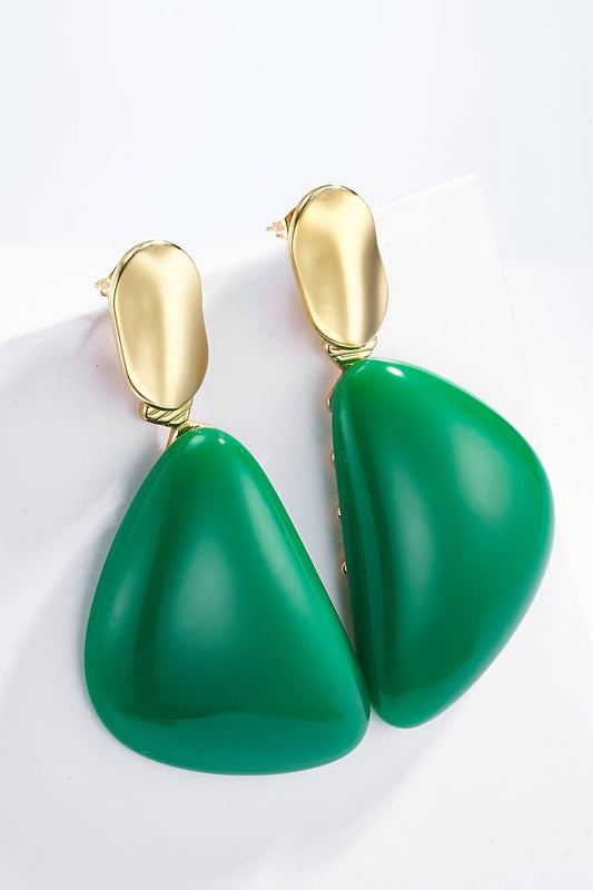 Pendientes verde