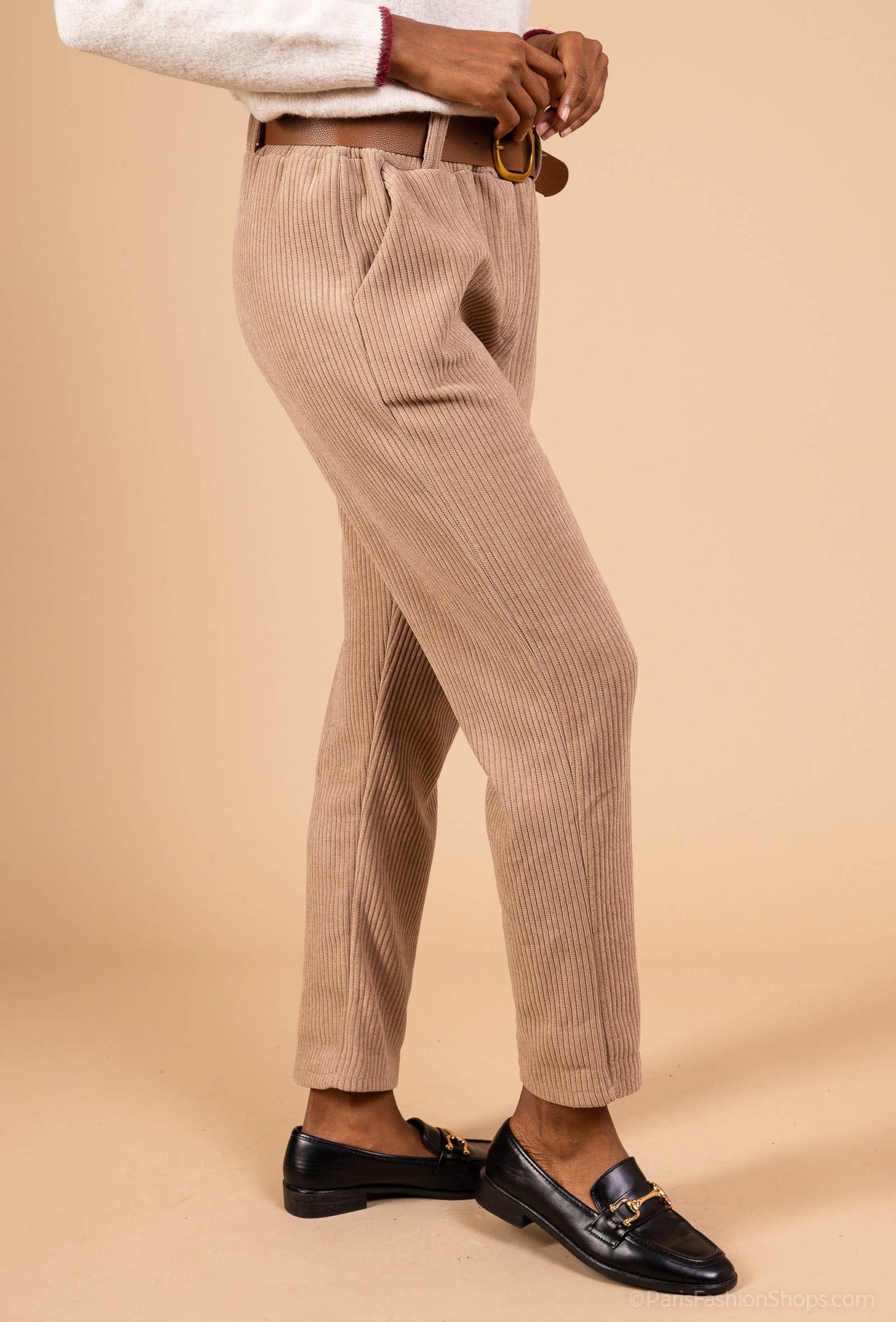 Pantalón de pana acanalada