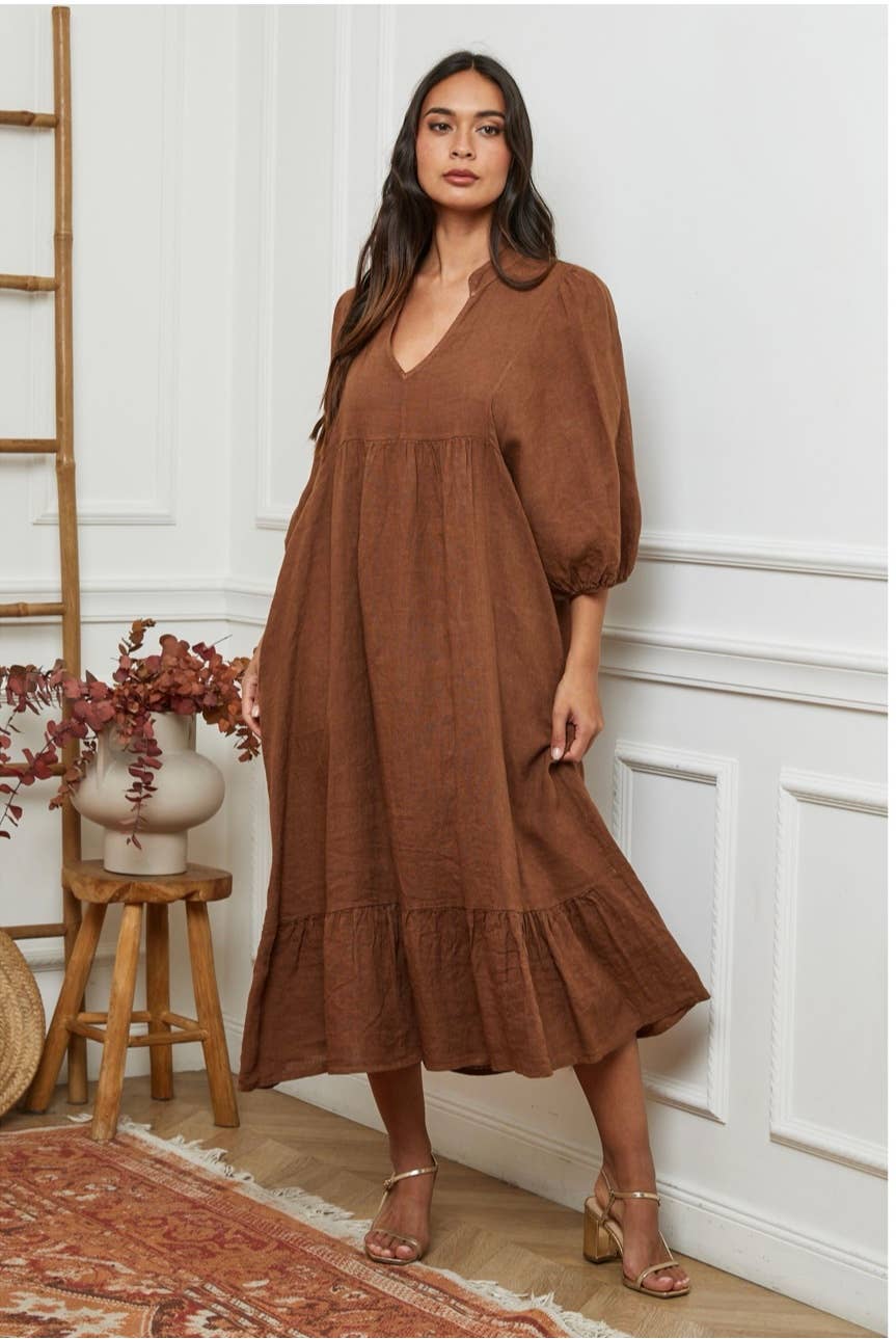 Vestido de lino