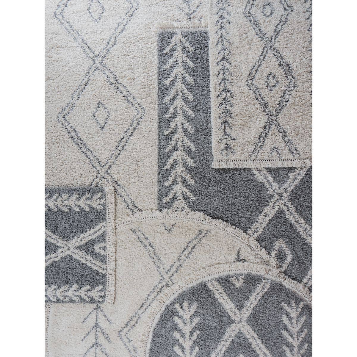 Rabat round cream rug ø120 cm