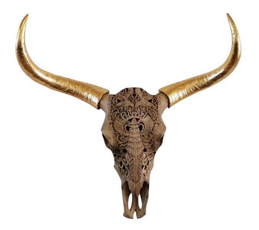 Decoración de pared cabeza de toro