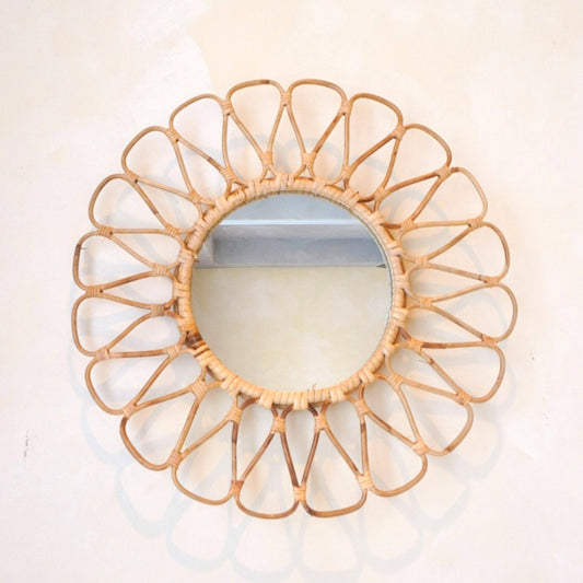 Espejo rotan boho