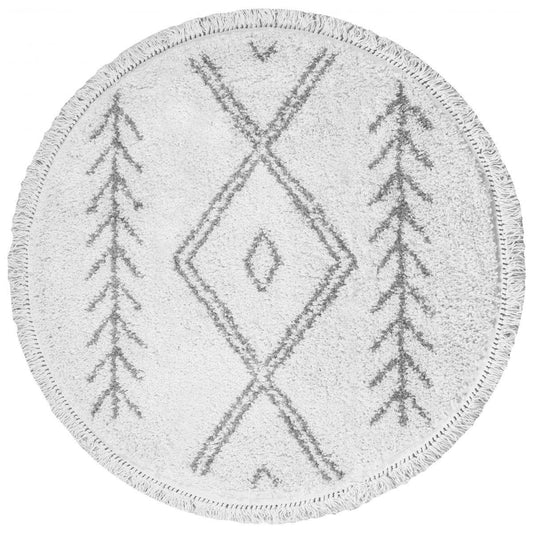 Rabat round cream rug ø120 cm