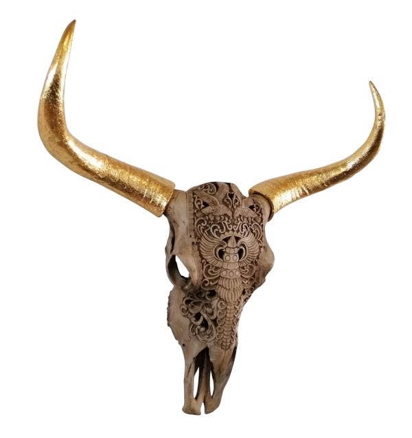 Decoración de pared cabeza de toro