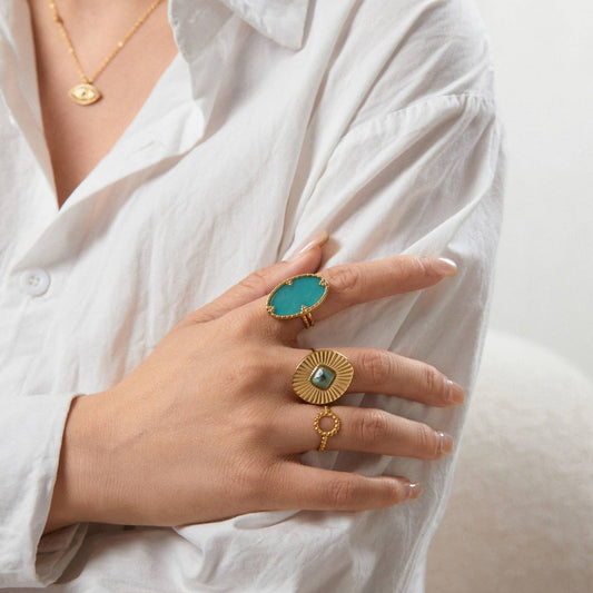 Anillo con una piedra - Nora