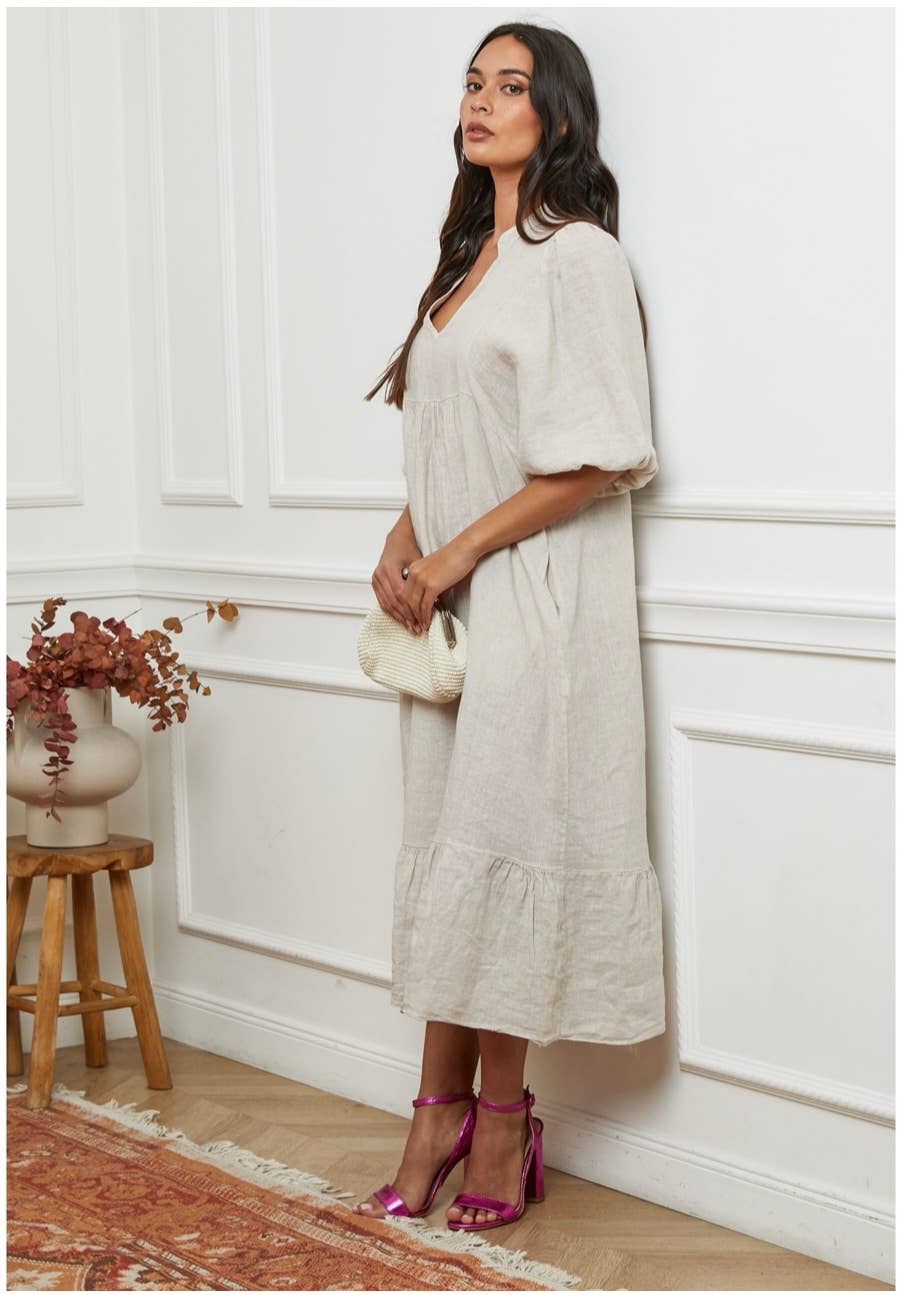 Vestido de lino